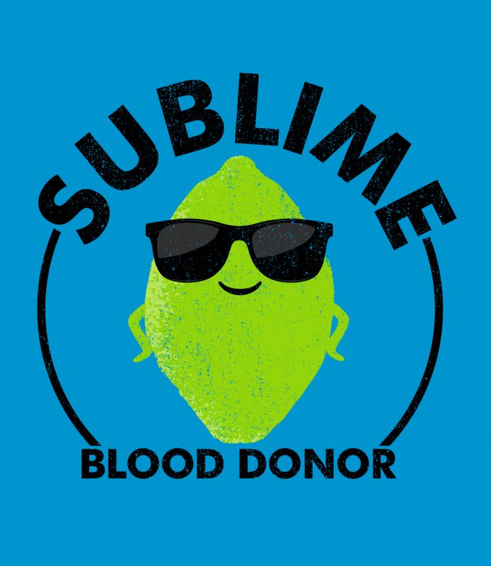 Sublime blood donor Art