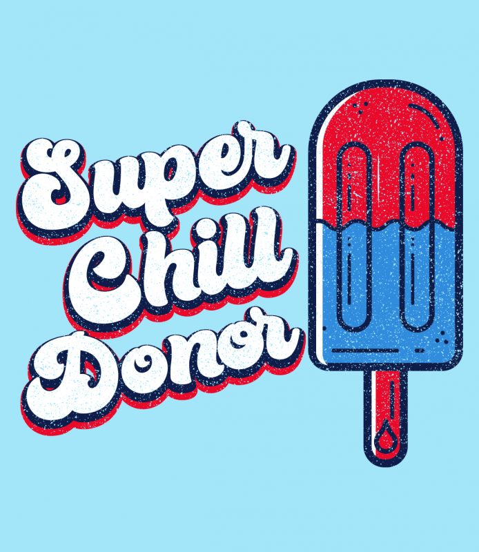Super Chill Donor Art