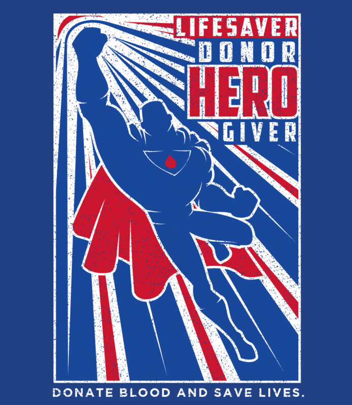 Lifesaver Donor hero Giver Art