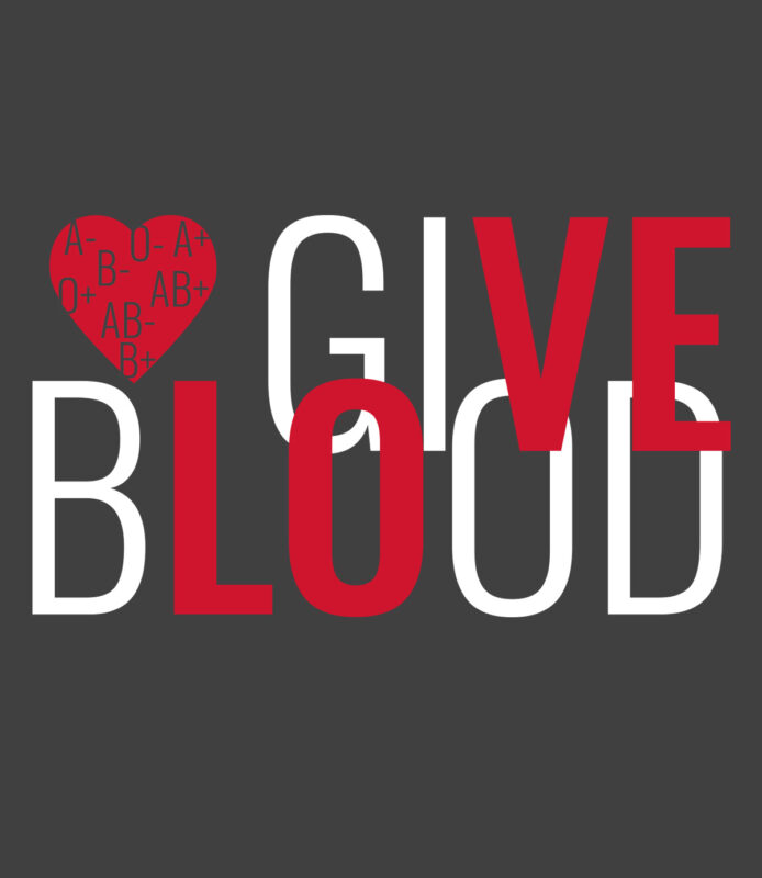 Give Blood Love Art